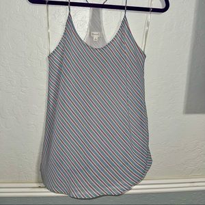 Red, White, and Blue Stripped Tank Top